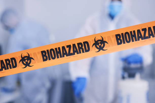 Professional Biohazard Cleanup technician working in Elm Creek, NE